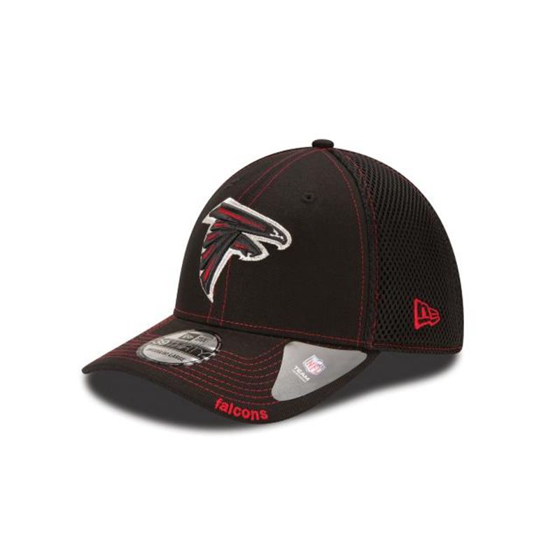 NFL Atlanta Falcons Neo 39Thirty Stretch Fit (ZQW4562) - Black New Era Caps